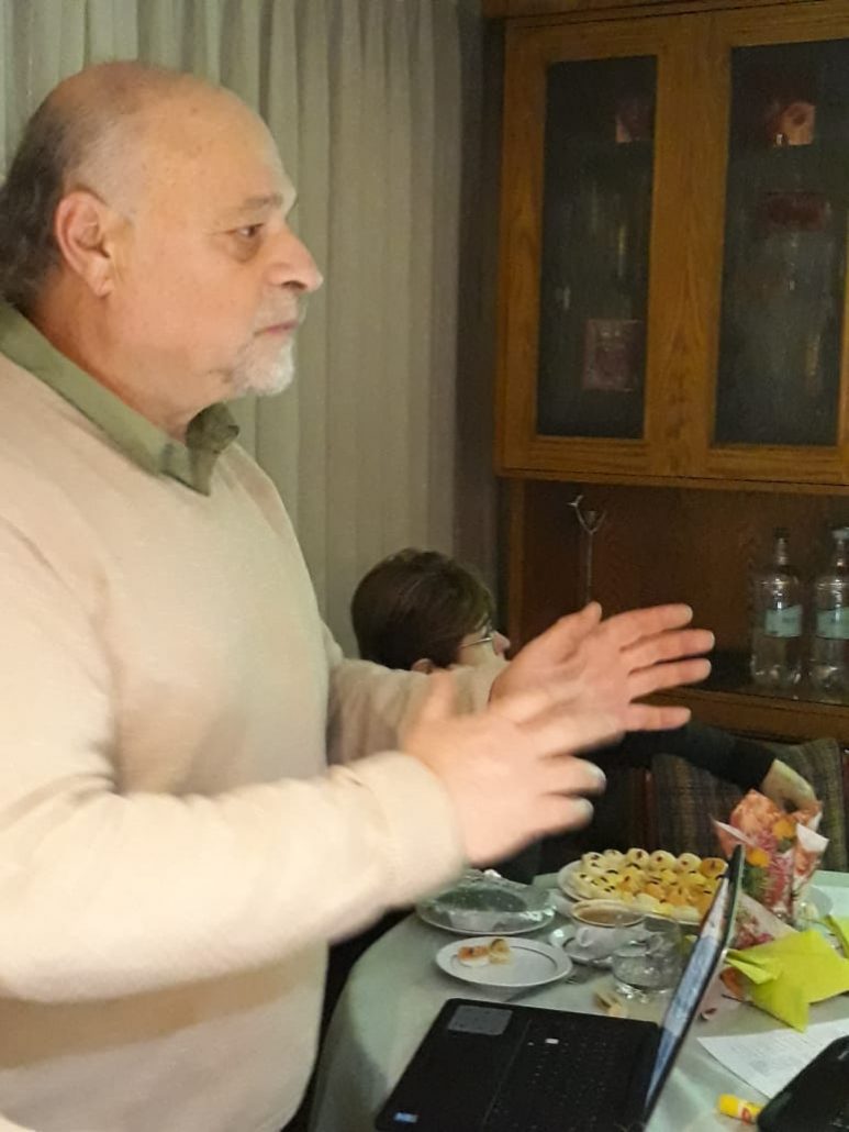 Rubén Stehberg en la Filial Pacífico