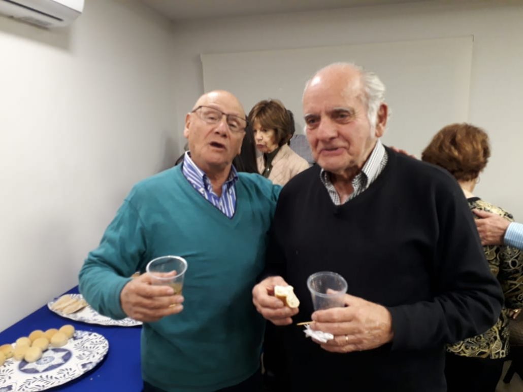 Filiales Simjá y Hatikva: la felicidad en palabras del QH Isaquino Benaddoff